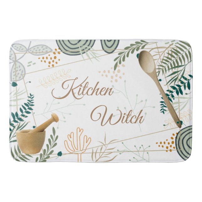 Kitchen Witch Kitchen Mat (Front)