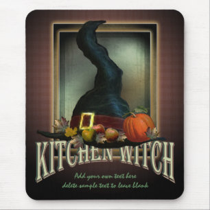 Kitchen Witch Mouse Pad