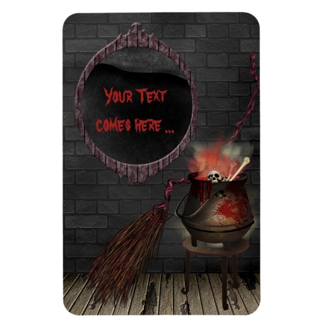 Kitchen Witch Premium Flexi Magnet (Vertical)