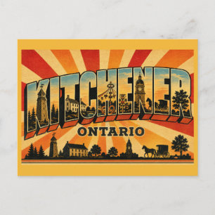 Kitchener Ontario German Heritage Postcard
