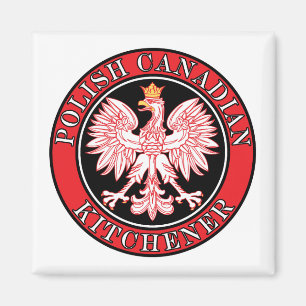 Kitchener Polish Canadian Eagle Magnet