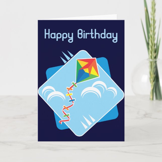 Kite Fun Birthday Card (Front)