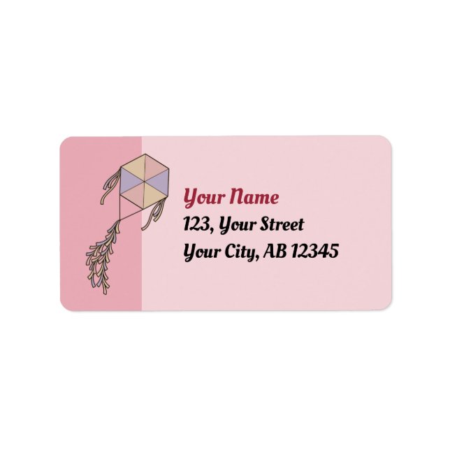 Kite Icon Pink Label (Front)