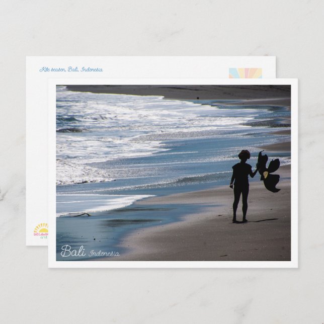 Kite season in Bali - Postcard (Front/Back)