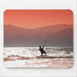 Kite surfers mouse pad
