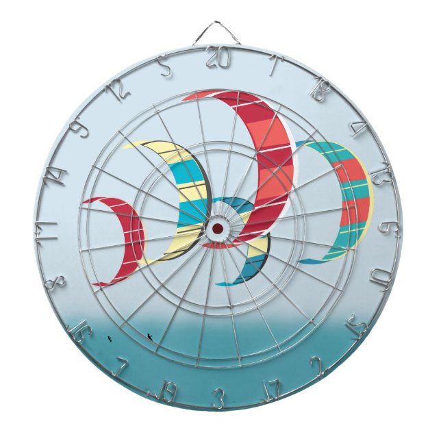 Kite Surfing Dartboard (Front)