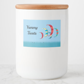 Kite Surfing Food Label