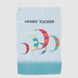 Kite Surfing Golf Towel