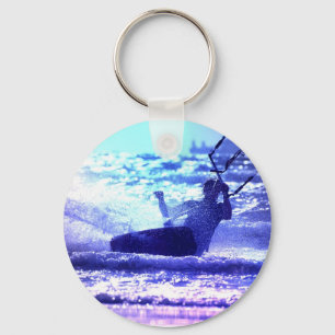 Kite Surfing Keychain