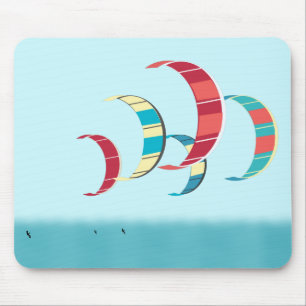 Kite Surfing Mouse Pad