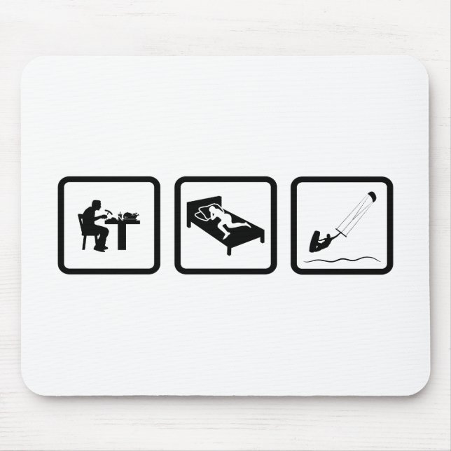 Kite Surfing Mouse Pad (Front)