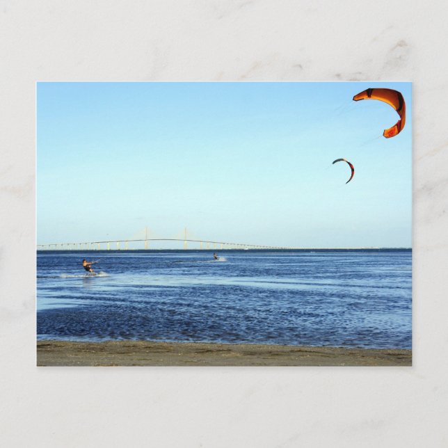 Kite Surfing Postcard (Front)