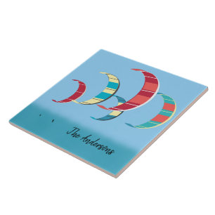 Kite Surfing Tile