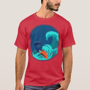 Kiteboarder Ocean Water Sports Kitesurfing T-Shirt