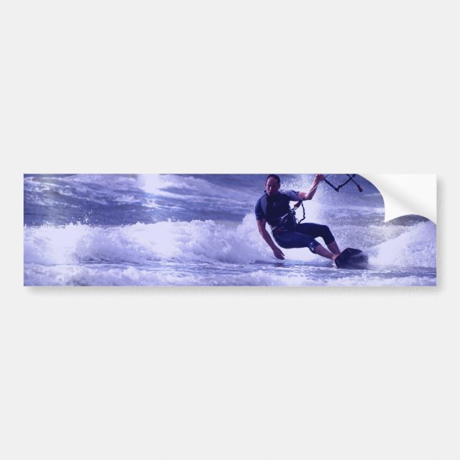 Kiteboarding Design Bumper Stickers (Front)