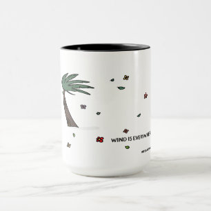 Kiteboarding/kitesurfing - Wind is everywhere Mug