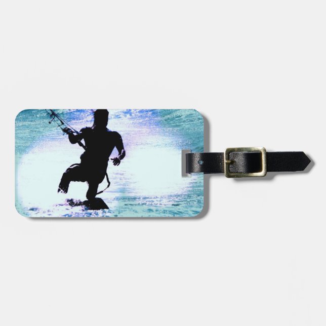 Kiteboarding Luggage Tag (Front Horizontal)
