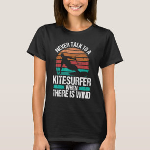 Kiteboarding Vintage Kitesurfing Retro Kiteboarder T-Shirt