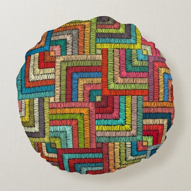 Kitenge Pattern Home Decor pillow (Back)