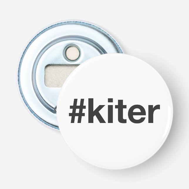 KITER Hashtag Bottle Opener (Front)
