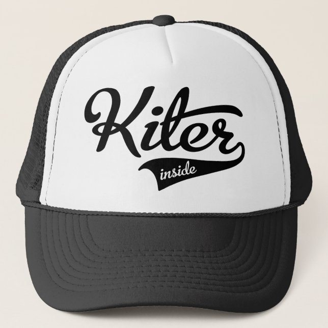 Kiter inside trucker hat (Front)