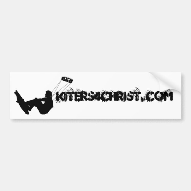 Kiters4Christ.com Bumper Sticker (Front)