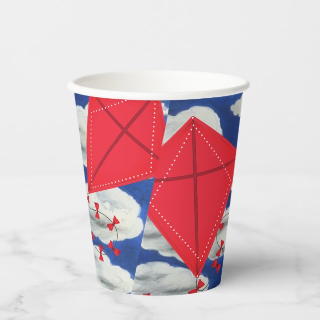 Kites and Klouds Paper Cups (Front)