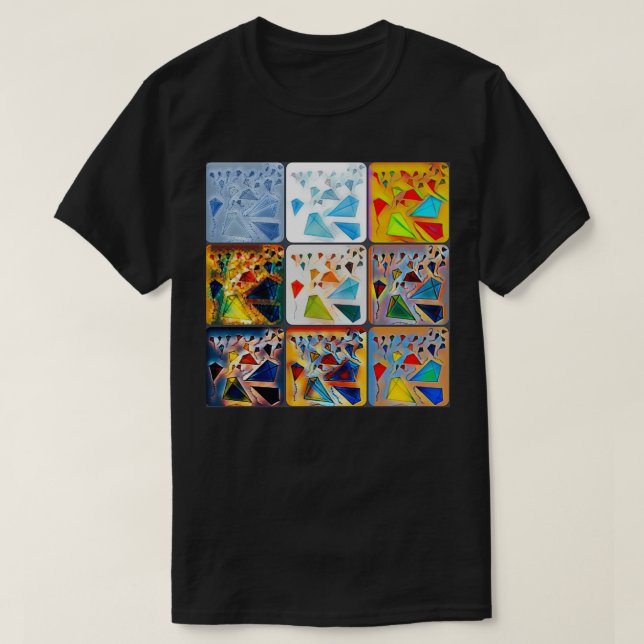 Kites Collage T-Shirt (Design Front)
