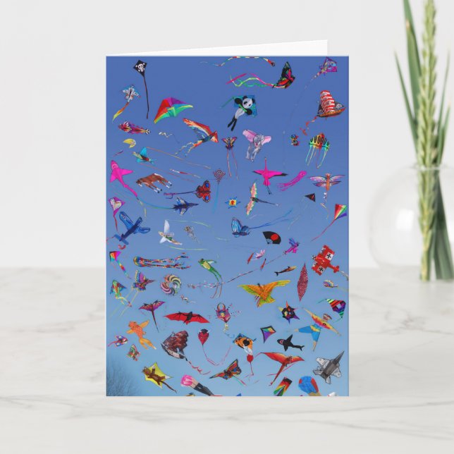 Kites Kites Kites In the Sky Card (Front)