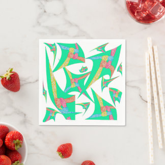 Kites of Connection Paper Napkins