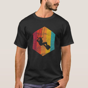Kitesurf Retro Kite Board Wind Surf Sport T-Shirt