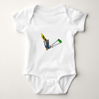 kitesurfer baby bodysuit