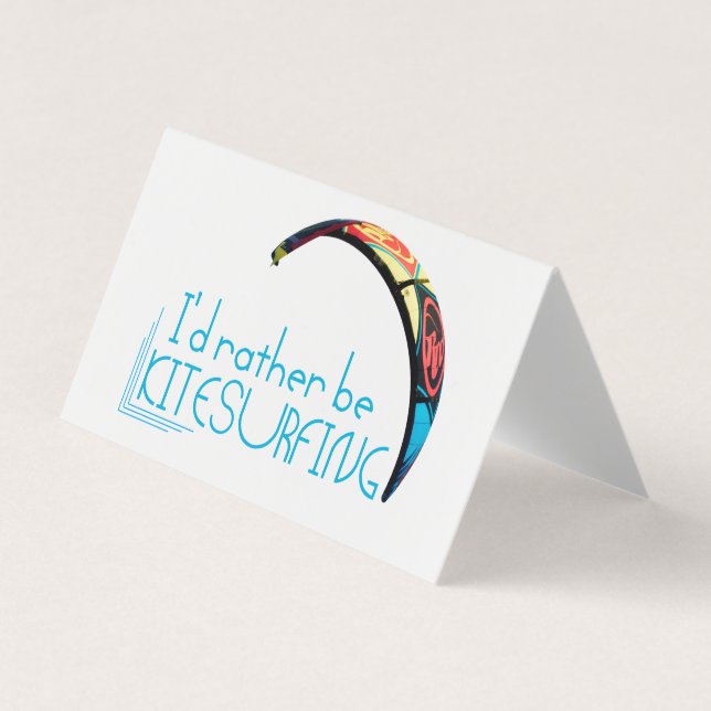Kitesurfing Business Card (Front)