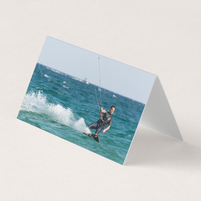Kitesurfing Business Card (Front)
