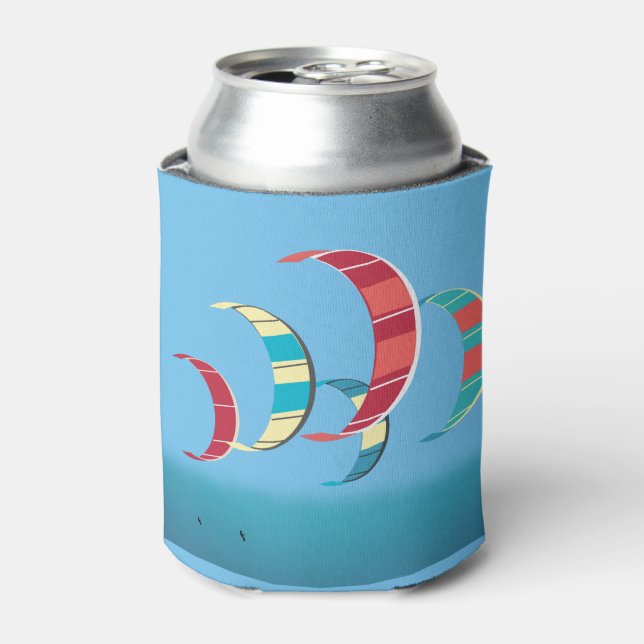 Kitesurfing Can Cooler (Can Front)