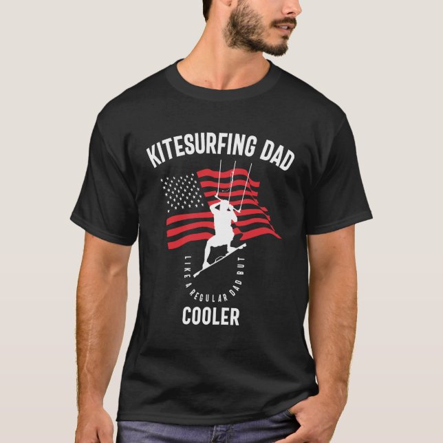 Kitesurfing Dad - Regular Dad, Cooler T-Shirt (Front)