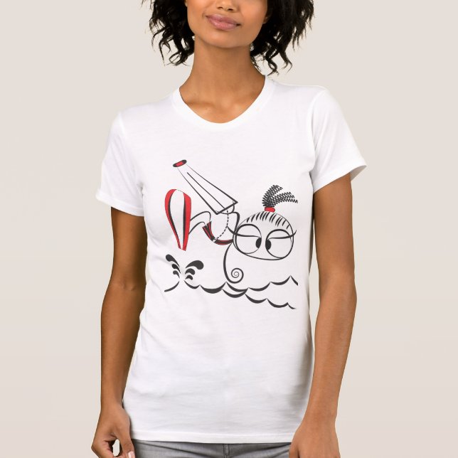 Kitesurfing doll T-Shirt (Front)