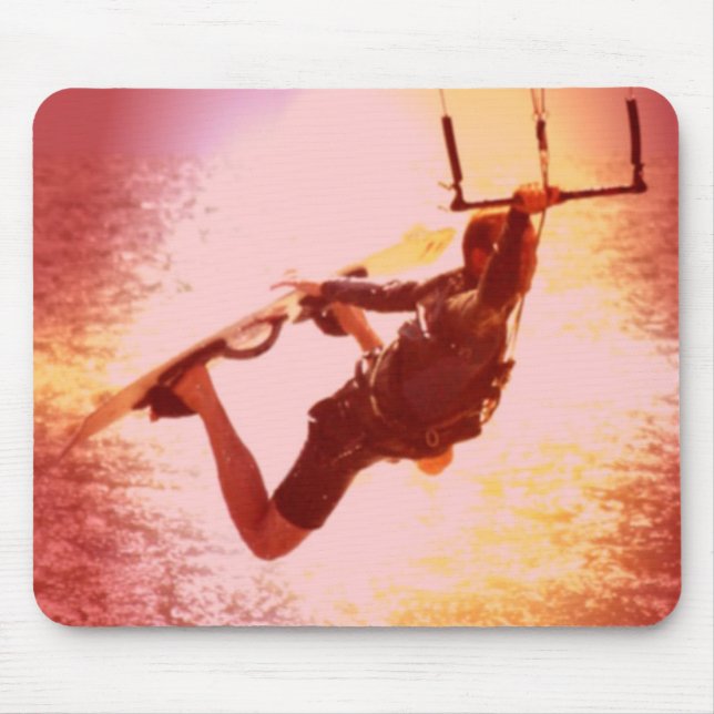 Kitesurfing Grab Mouse Pad (Front)