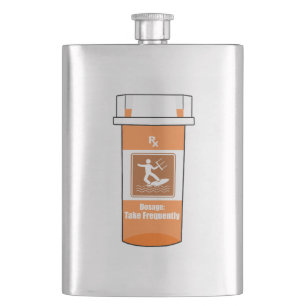 Kitesurfing Is My Drug Hip Flask