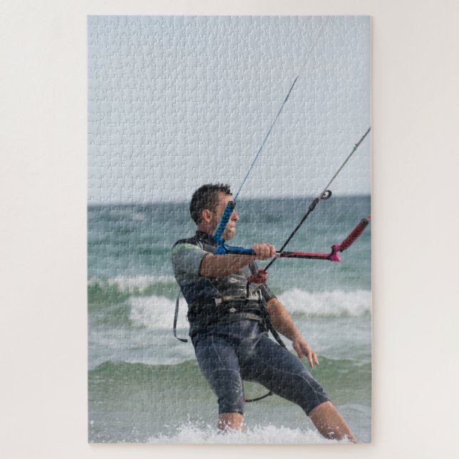 Kitesurfing Jigsaw Puzzle (Vertical)