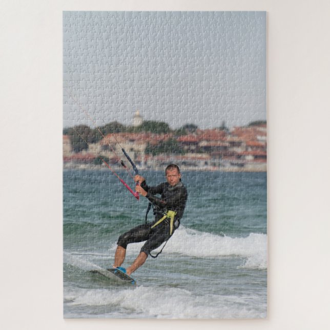 Kitesurfing Jigsaw Puzzle (Vertical)