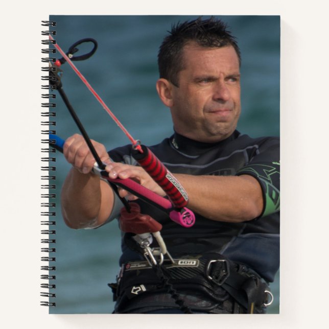 Kitesurfing Notebook (Front)