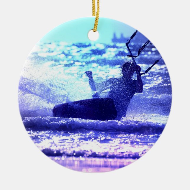 Kitesurfing Ornament (Front)