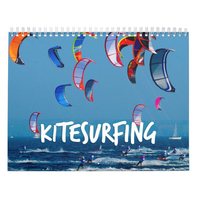 Kitesurfing Wall Calendar (Cover)