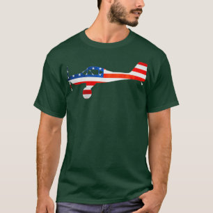 KitFox American Flag  T-Shirt