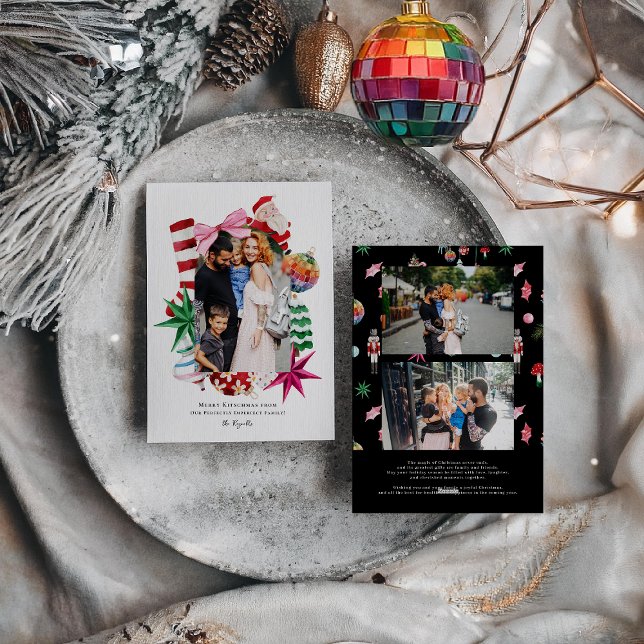 Kitsch Christmas | Retro Holiday Frame Card (Creator Uploaded)