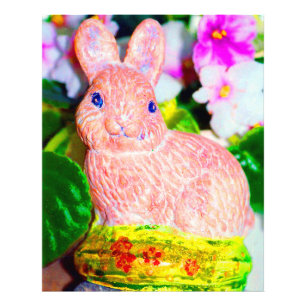 Kitschy rabbit  photo print