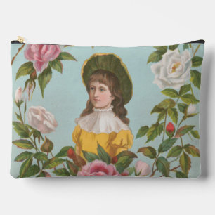 Kitschy Vintage German Valentine's Card Accessory Pouch
