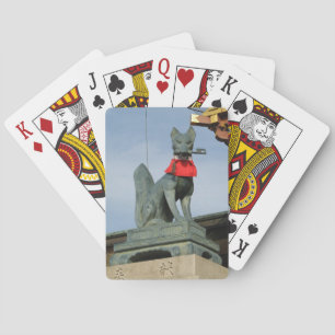 Kitsune キツネ (Fox) with Key in Mouth Playing Cards