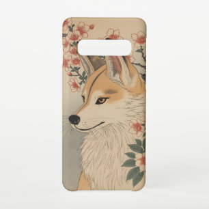 Kitsune & cherry blossom samsung galaxy case